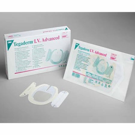 3M Tegaderm I.V. Dressing Film 3-1/2 X 4-1/2 Inch Sterile, 50PK 1685